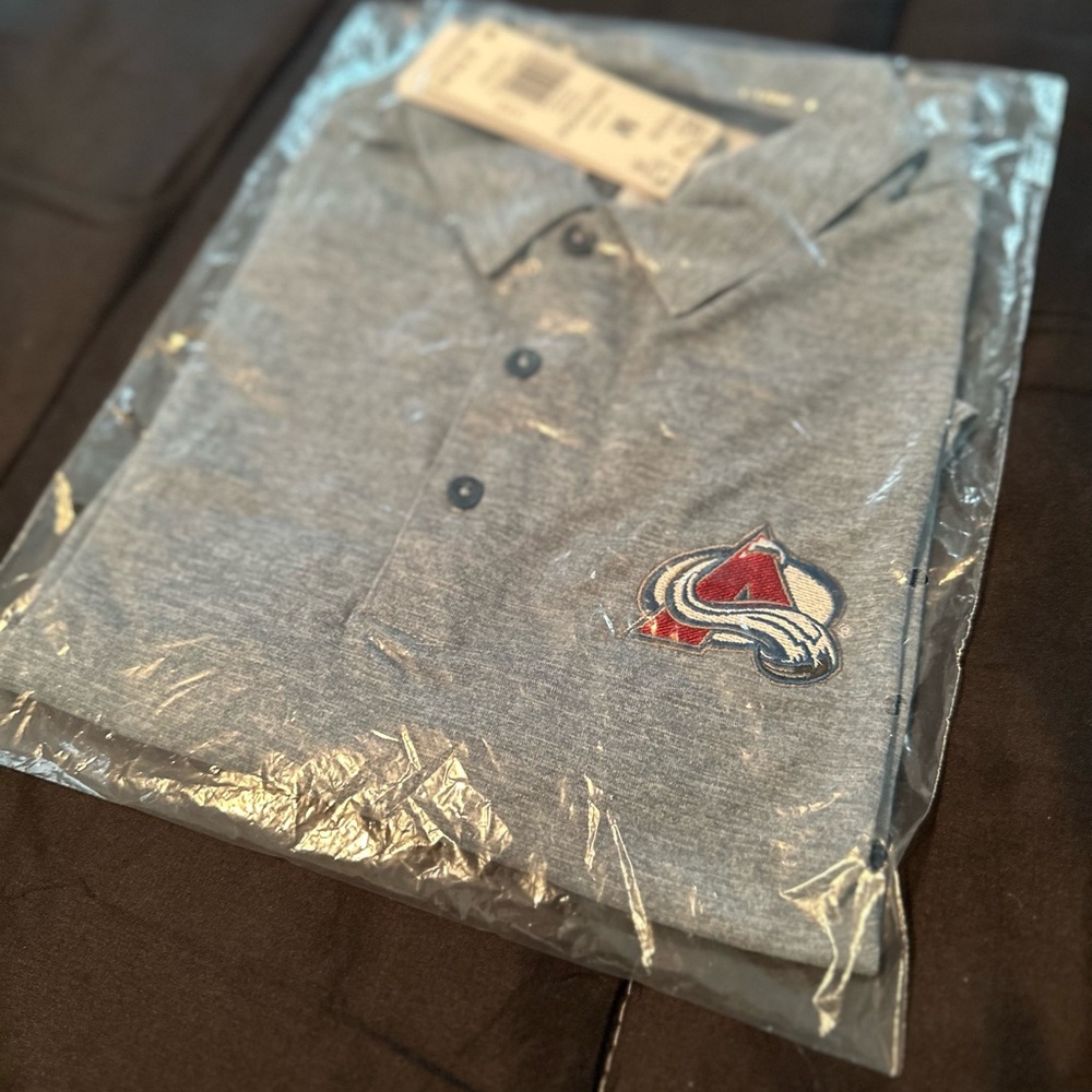 Crew neck adidas golf polo shirt